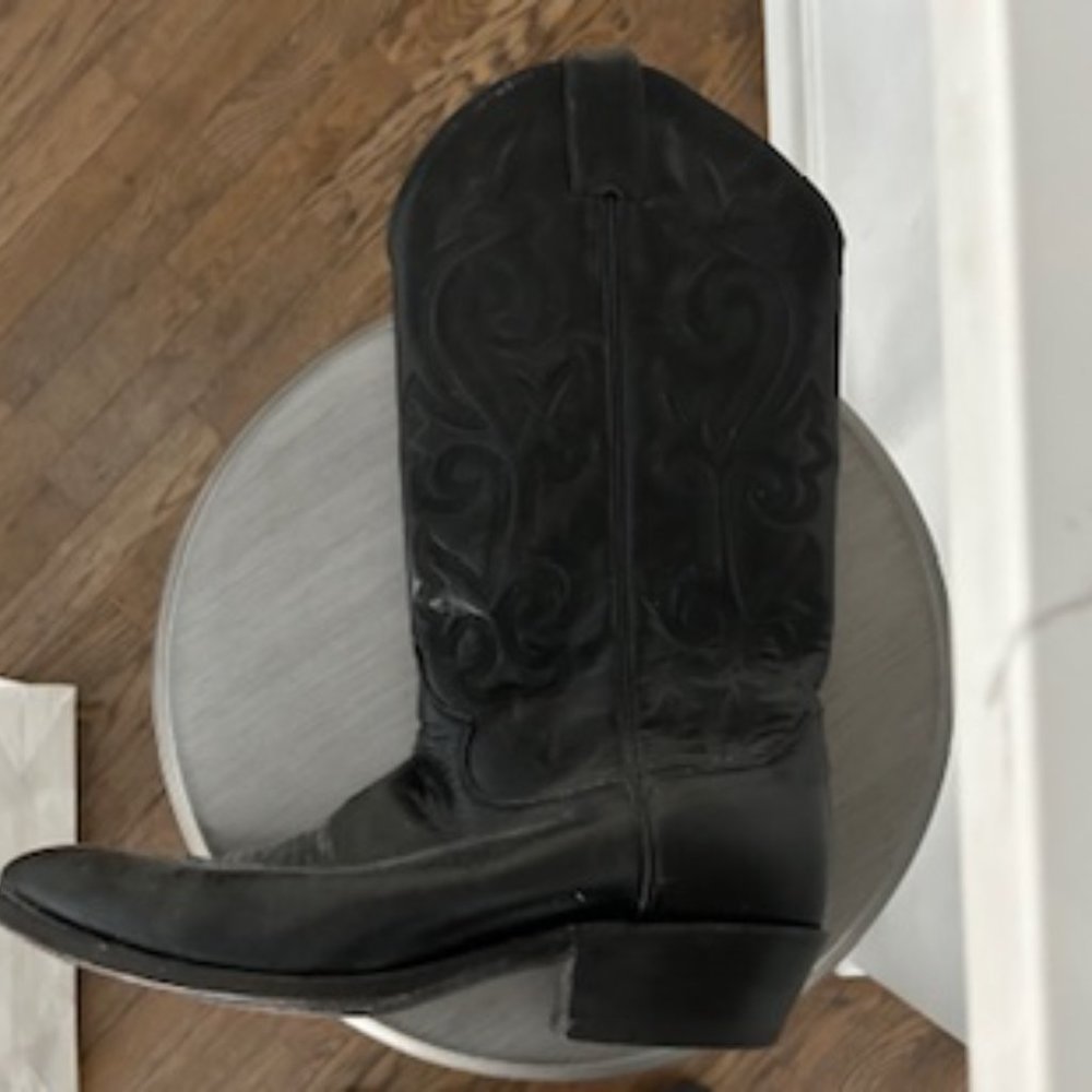Black Cowboy Boots - Justin Brand - Picture 6 of 9